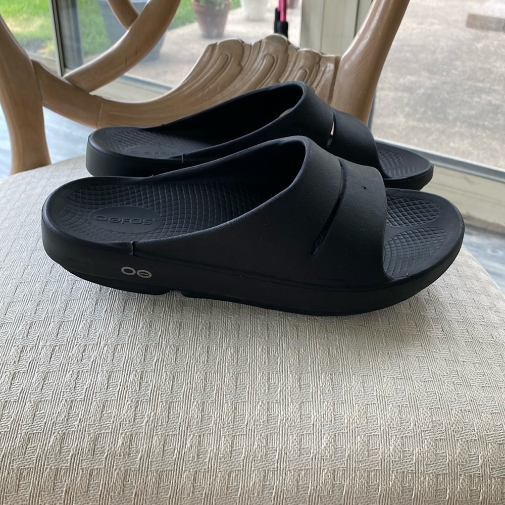 OOFOS recovery slides men 7 women 9 euro 40 BLACK